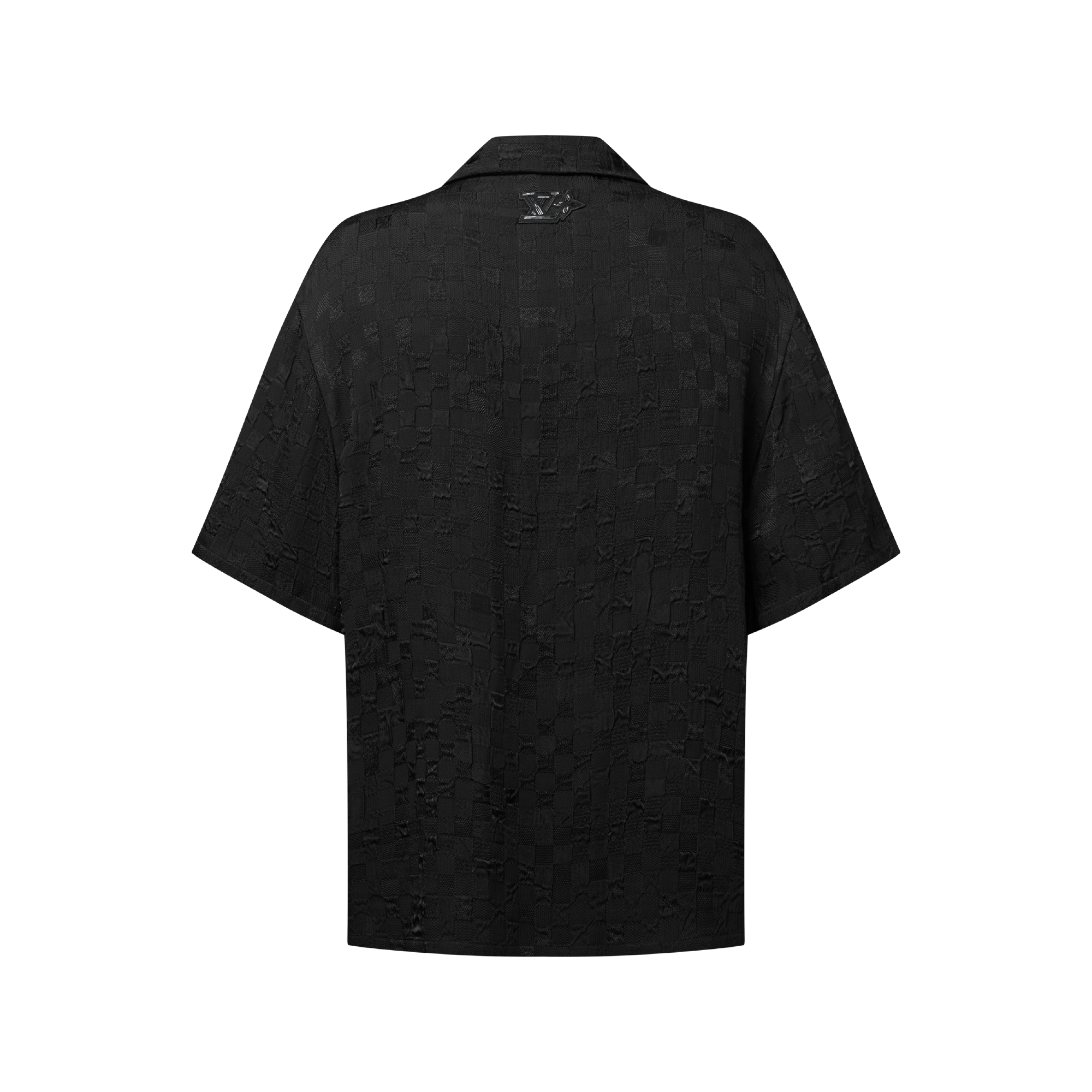 Camisa de Manga Curta com Jacquard de Grafismo - Ready-to-Wear